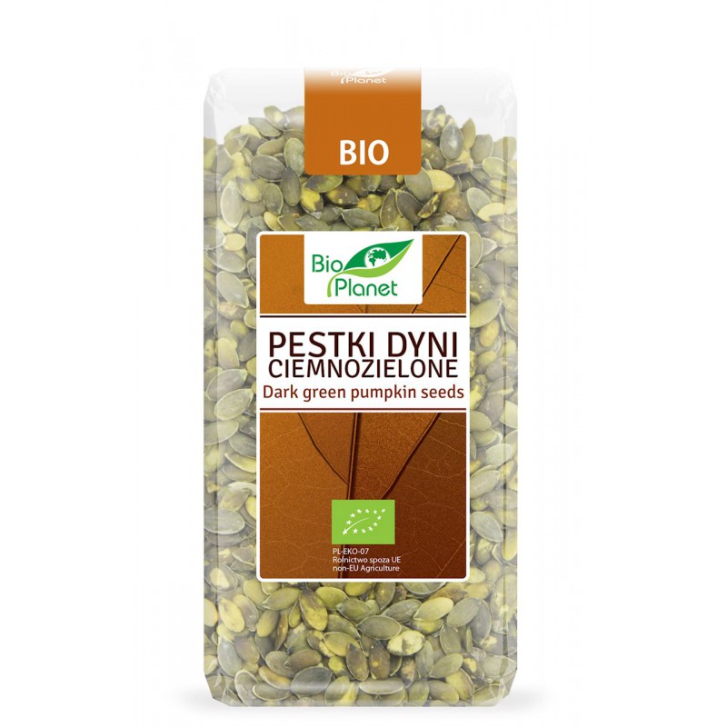 PESTKI DYNI CIEMNOZIELONE BIO 350 g - BIO PLANET