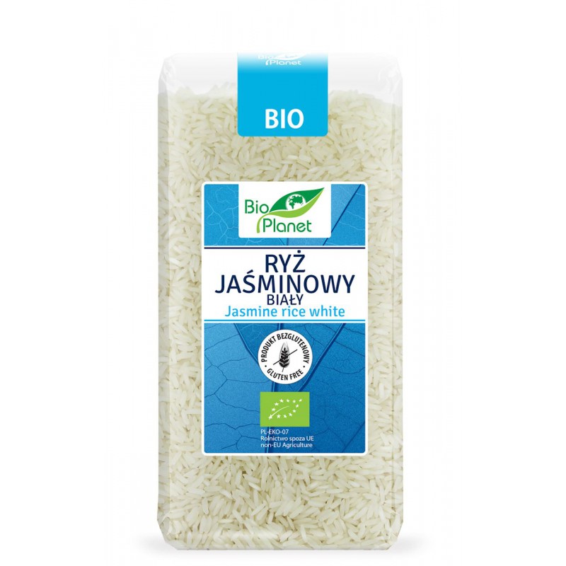 RYŻ JAŚMINOWY BIAŁY BEZGLUTENOWY BIO 500 g - BIO PLANET