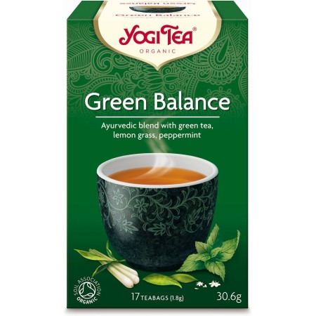 HERBATA ZIELONA RÓWNOWAGA (GREEN BALANCE) BIO (17 x 1,8 g) 30,6 g - YOGI TEA