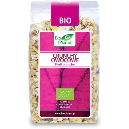 CRUNCHY OWOCOWE BIO 250 g - BIO PLANET