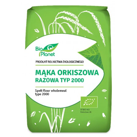 MĄKA ORKISZOWA RAZOWA TYP 2000 BIO 1 kg - BIO PLANET