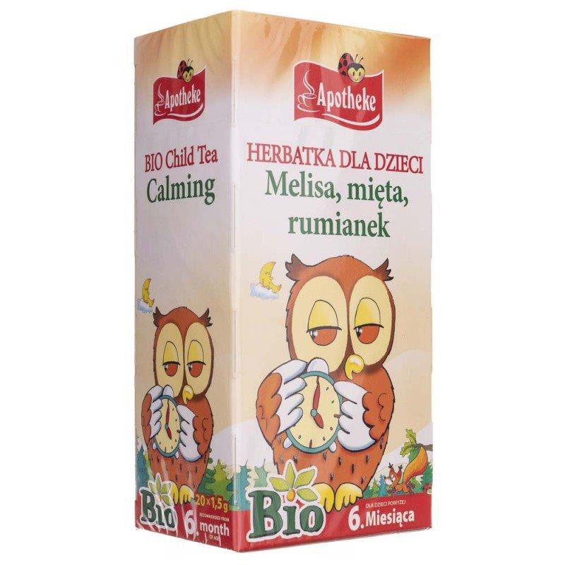 HERBATKA DLA DZIECI - MELISA, MIĘTA I RUMIANEK BIO (20 x 1,5 g) 30 g - APOTHEKE