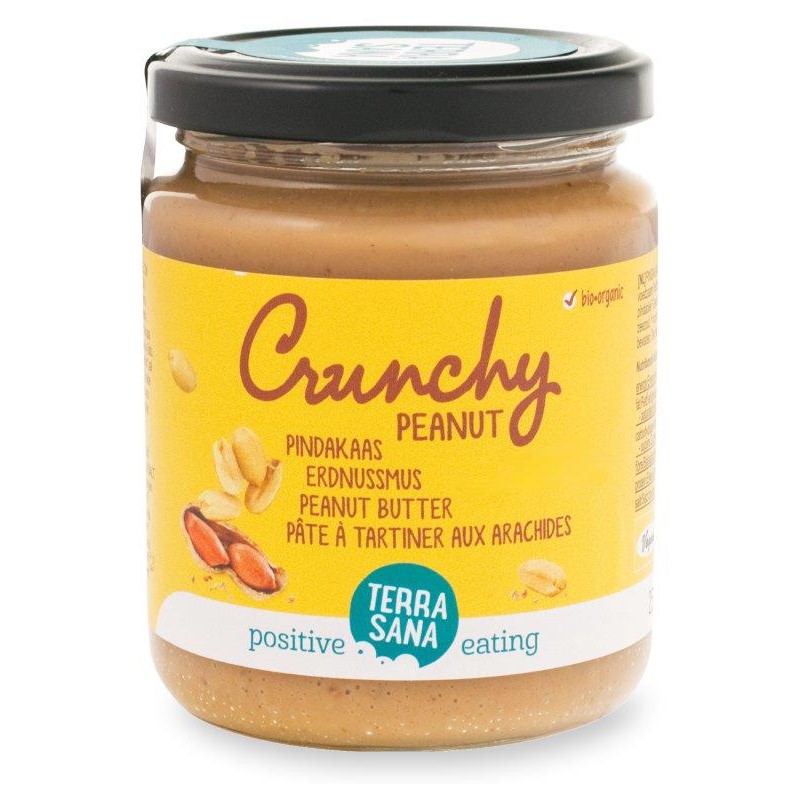 KREM Z ORZESZKÓW ZIEMNYCH Z KAWAŁKAMI ORZESZKÓW BIO 250 g - TERRASANA