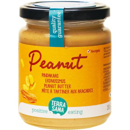 KREM Z PRAŻONYCH ORZESZKÓW ZIEMNYCH BIO 250 g - TERRASANA