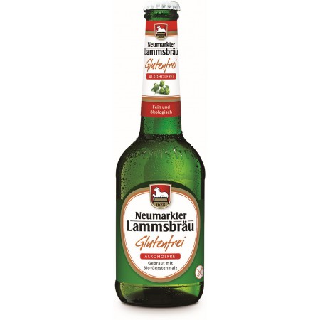 PIWO BEZGLUTENOWE BEZALKOHOLOWE BIO 330 ml - NEUMARKTER LAMMSBRAU