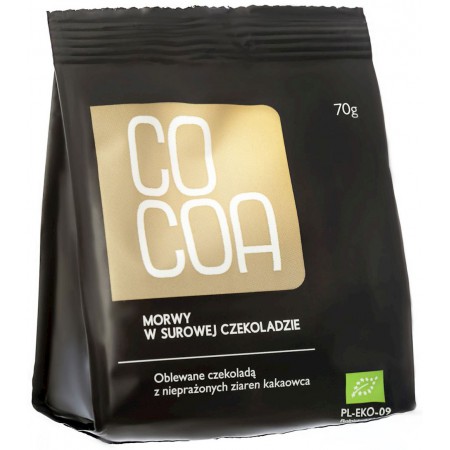 MORWY TURECKIE W SUROWEJ CZEKOLADZIE BIO 70 g - COCOA