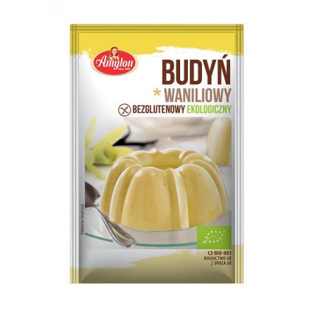 BUDYŃ WANILIOWY BEZGLUTENOWY BIO 40 g - AMYLON