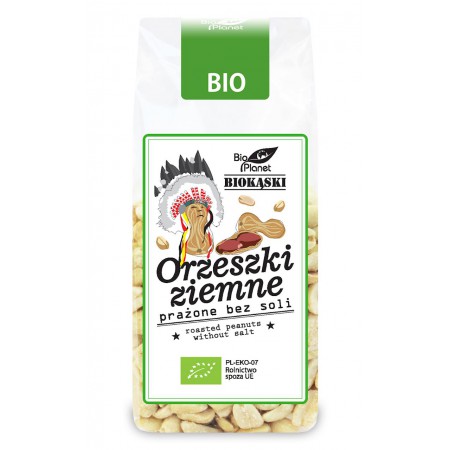 ORZESZKI ZIEMNE PRAŻONE BEZ SOLI BIO 150 g - BIO PLANET