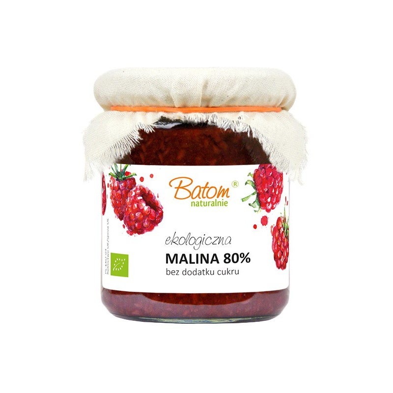 MALINA 80 % B/C BIO 260 g - BATOM