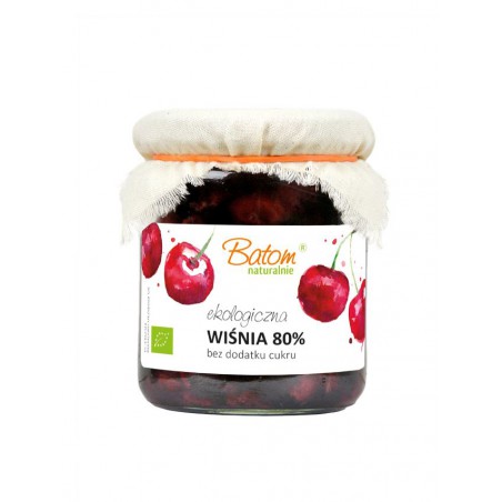 WIŚNIA 80 % B/C BIO 260 g - BATOM