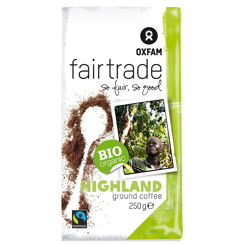 KAWA MIELONA ARABICA/ROBUSTA WYSOKOGÓRSKA FAIR TRADE BIO 250 g - OXFAM