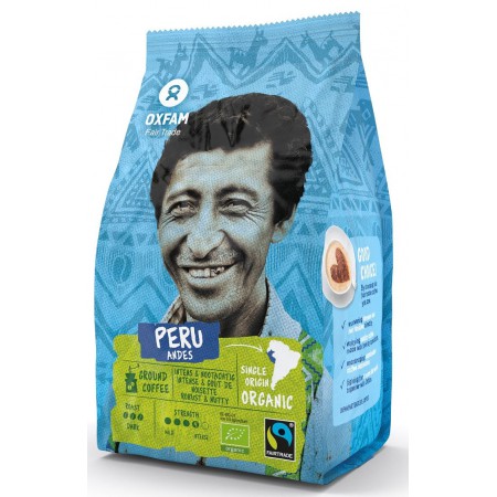 KAWA MIELONA BEZKOFEINOWA ARABICA/ROBUSTA FAIR TRADE BIO 250 g - OXFAM