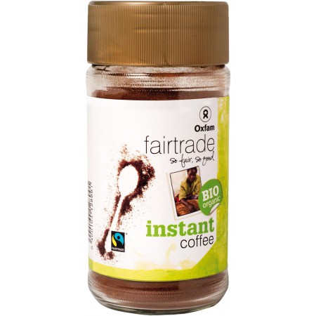 KAWA ROZPUSZCZALNA ARABICA/ROBUSTA TANZANIA FAIR TRADE BIO 100 g - OXFAM