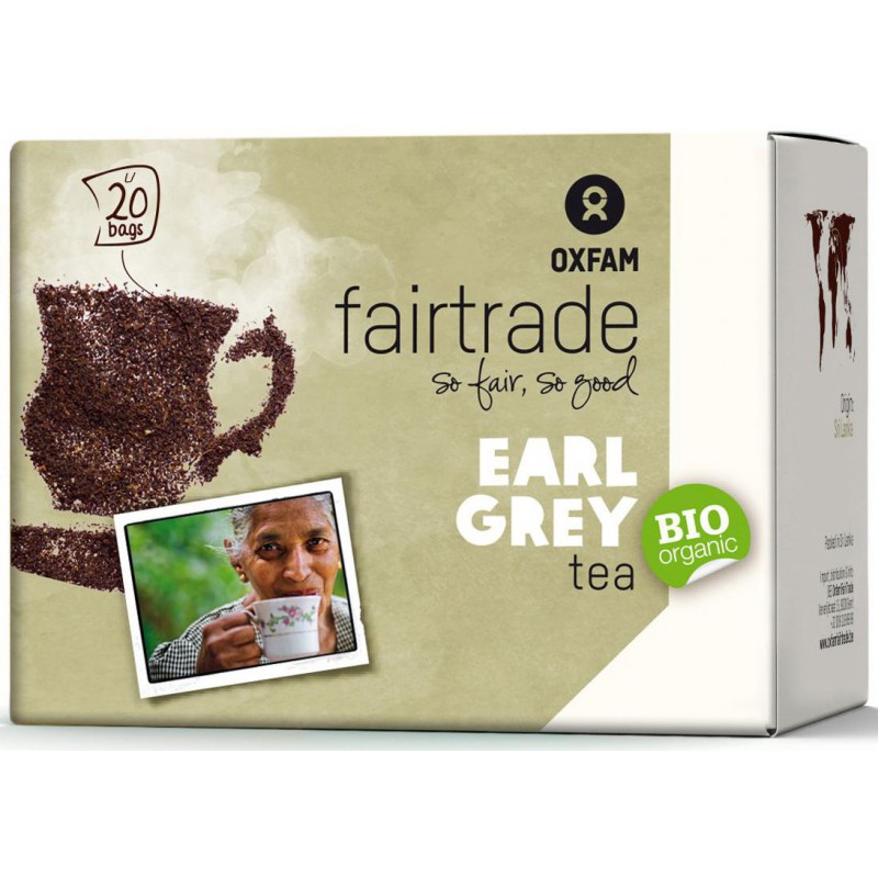 HERBATA EKSPRESOWA EARL GREY FAIR TRADE BIO (20 x 1,8 g) 36 g - OXFAM