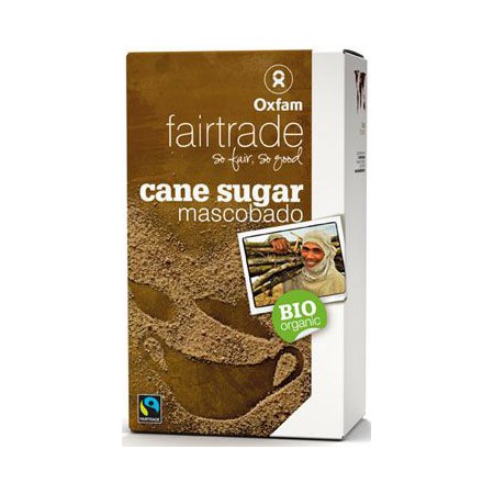 CUKIER TRZCINOWY MASCOBADO FILIPINY FAIR TRADE BIO 1 kg - OXFAM