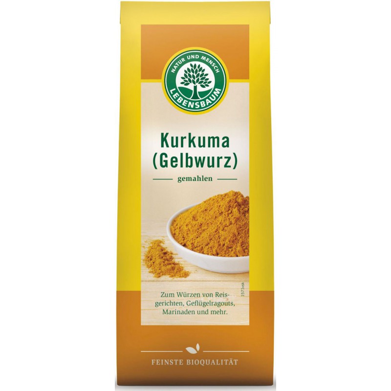 KURKUMA MIELONA BIO 50 g - LEBENSBAUM