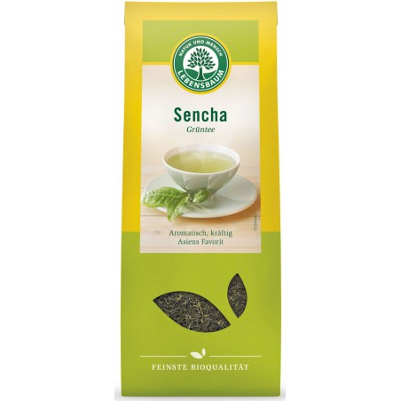 HERBATA ZIELONA SENCHA LIŚCIASTA BIO 75 g - LEBENSBAUM