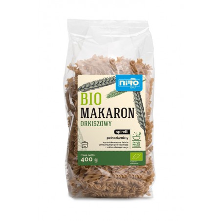 MAKARON (ORKISZOWY RAZOWY) SPIRELLI BIO 400 g - NIRO