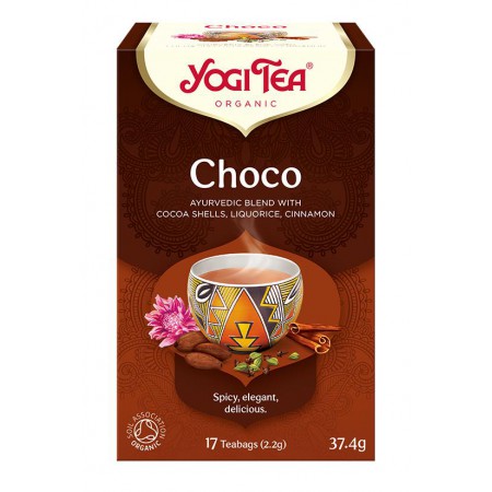 HERBATKA CZEKOLADOWA Z KAKAO (CHOCO) BIO (17 x 2,2 g) 37,4 g - YOGI TEA