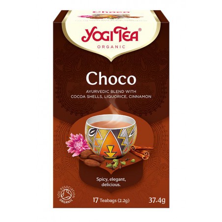 HERBATKA CZEKOLADOWA Z KAKAO (CHOCO) BIO (17 x 2,2 g) 37,4 g - YOGI TEA