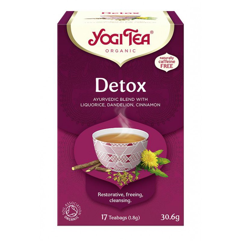 HERBATKA DETOX BIO (17 x 1,8 g) 30,6 g - YOGI TEA