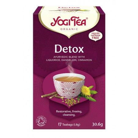 HERBATKA DETOX BIO (17 x 1,8 g) 30,6 g - YOGI TEA