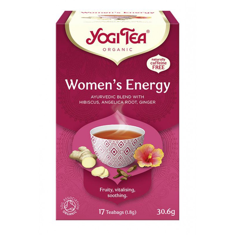 HERBATKA DLA KOBIET - ENERGIA (WOMEN'S ENERGY) BIO (17 x 1,8 g) 30,6 g - YOGI TEA