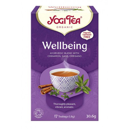 HERBATKA NA DOBRE SAMOPOCZUCIE (WELLBEING) BIO (17 x 1,8 g) 30,6 g - YOGI TEA