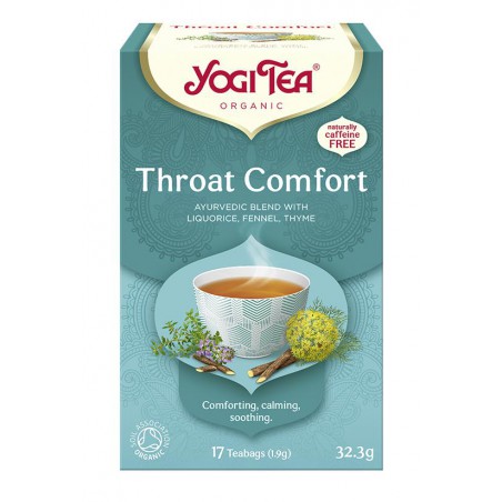 HERBATKA NA GARDŁO (THROAT COMFORT) BIO (17 x 1,9 g) 32,3 g - YOGI TEA