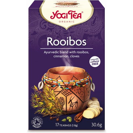 HERBATKA ROOIBOS Z CYNAMONEM I GOŹDZIKAMI BIO (17 x 1,8 g) 30,6 g - YOGI TEA