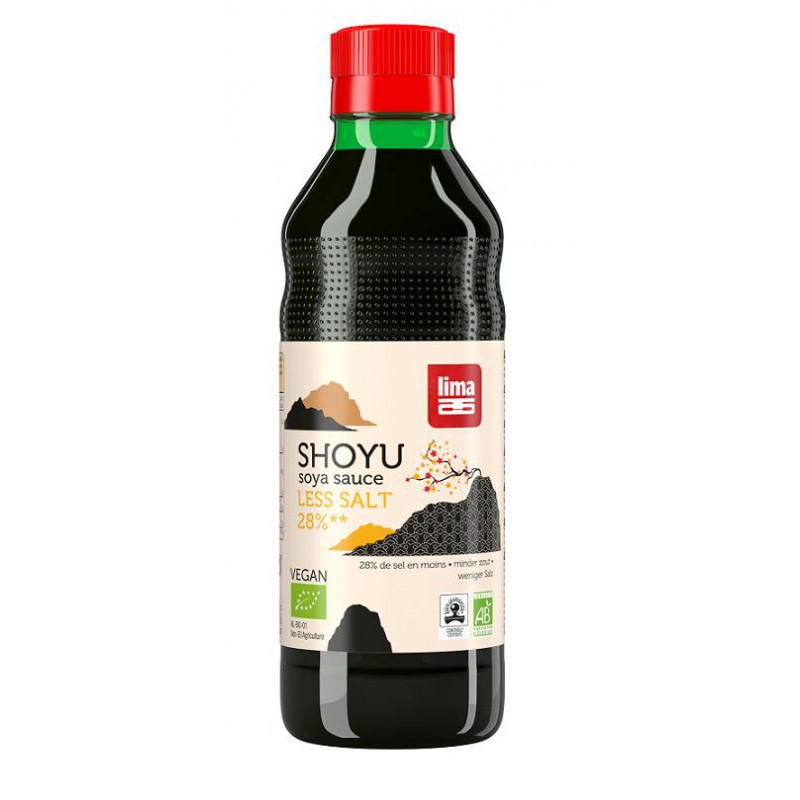 SOS SOJOWY SHOYU 28 % MNIEJ SOLI BIO 250 ml - LIMA