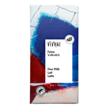 CZEKOLADA MLECZNA BIO 100 g - VIVANI