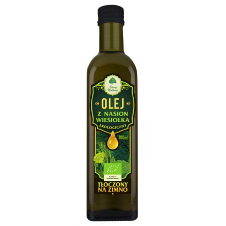 OLEJ Z NASION WIESIOŁKA TŁOCZONY NA ZIMNO BIO 100 ml - DARY NATURY