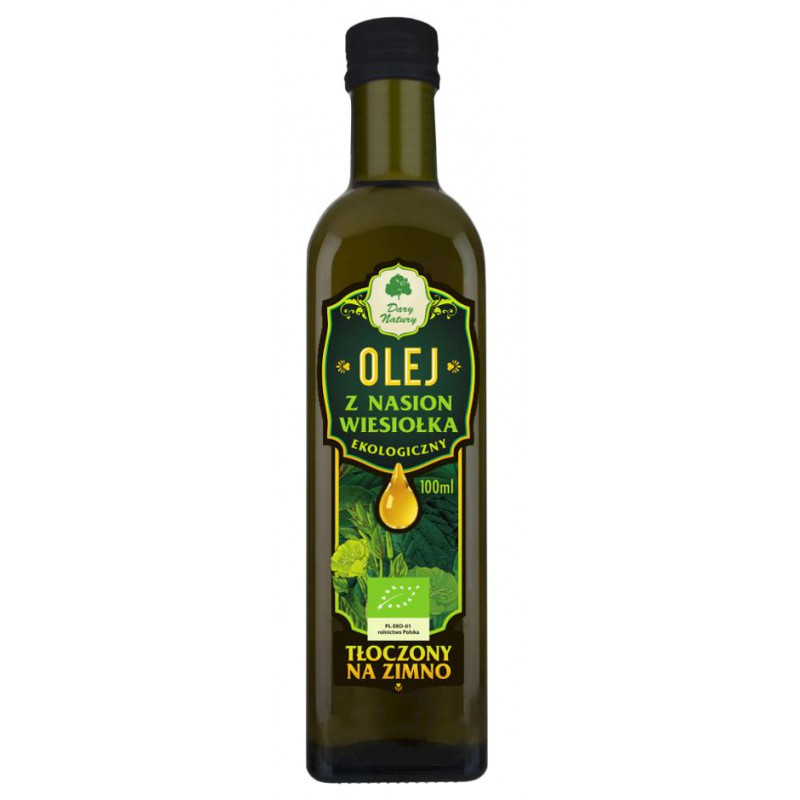 OLEJ Z NASION WIESIOŁKA TŁOCZONY NA ZIMNO BIO 100 ml - DARY NATURY