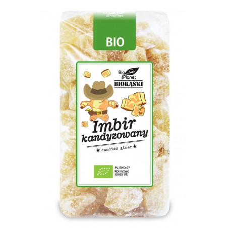 IMBIR KANDYZOWANY BIO 400 g - BIO PLANET