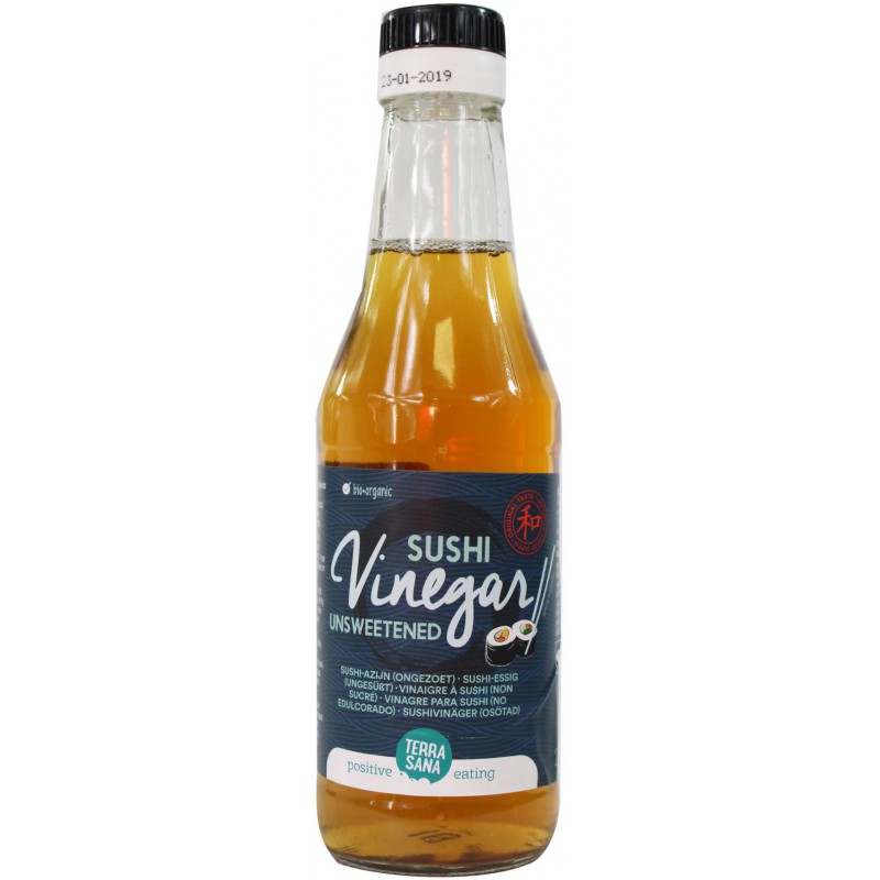 OCET RYŻOWY DO SUSHI NIESŁODZONY FILTROWANY BIO 250 ml - TERRASANA