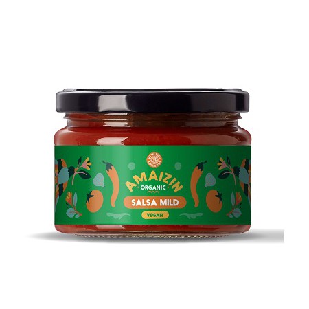 SOS SALSA ŁAGODNY BEZGLUTENOWY BIO 260 g - AMAIZIN