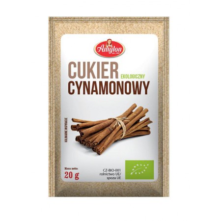 CUKIER CYNAMONOWY BIO 20 g - AMYLON