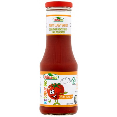 KETCHUP BEZ OCTU DLA DZIECI BEZGLUTENOWY BIO 315 g - PRIMAVIKA (BIO KIDS)