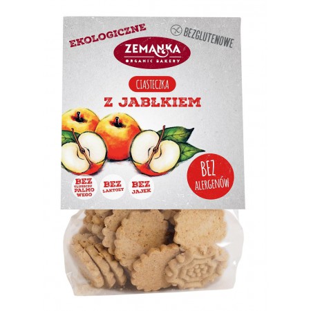 CIASTKA Z JABŁKIEM BEZGLUTENOWE BIO 100 g - ZEMANKA