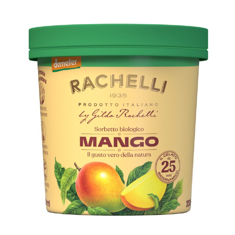 SORBET - RACHELLI ICE - MANGO DEMETER BEZGLUTENOWY BIO 500 ml