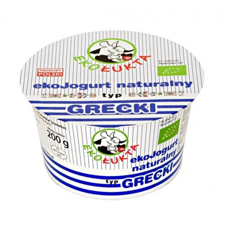 JOGURT NATURALNY TYPU GRECKIEGO BIO 200 g - EKO ŁUKTA