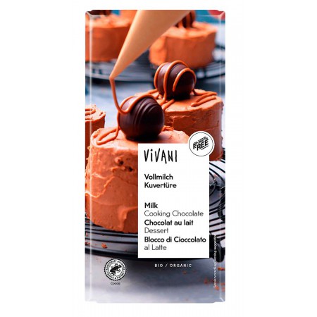 KUWERTURA MLECZNA DO GOTOWANIA BIO 200 g - VIVANI