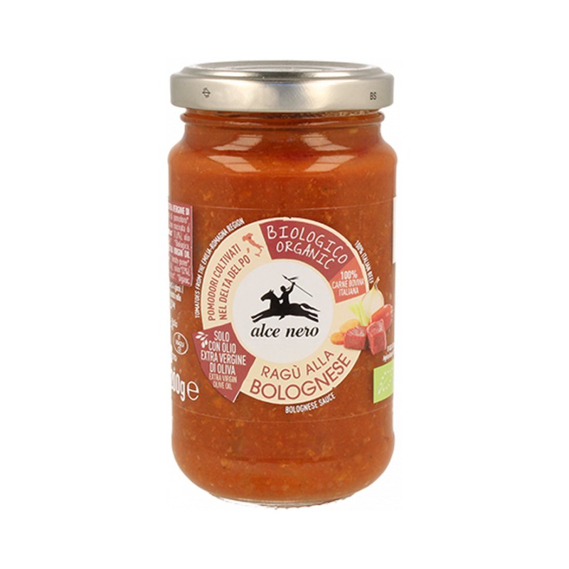 SOS POMIDOROWY Z WOŁOWINĄ BIO 200 g - ALCE NERO