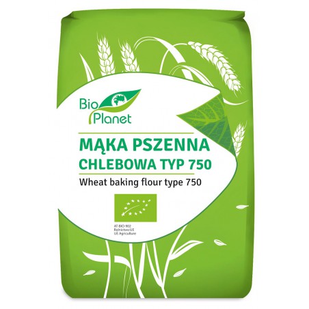 MĄKA PSZENNA CHLEBOWA TYP 750 BIO 1 kg - BIO PLANET