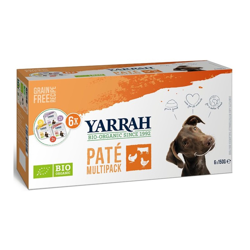 (DLA PSA) MULTIPACK PASZTET BIO (6 x 150 g) 900 g - YARRAH
