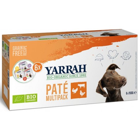 (DLA PSA) MULTIPACK PASZTET BIO (6 x 150 g) 900 g - YARRAH