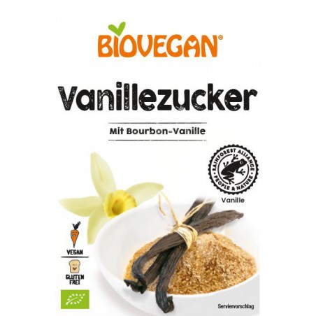 CUKIER WANILIOWY BEZGLUTENOWY BIO (4 x 8 g) 32 g - BIO VEGAN