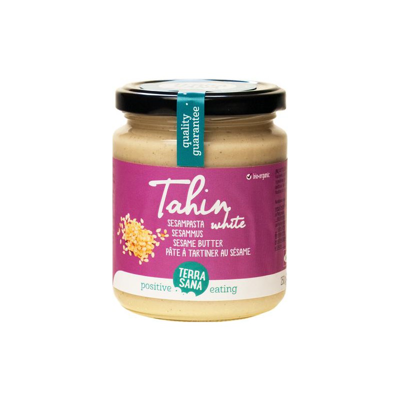 TAHINI BIAŁE (PASTA SEZAMOWA) BIO 250 g - TERRASANA