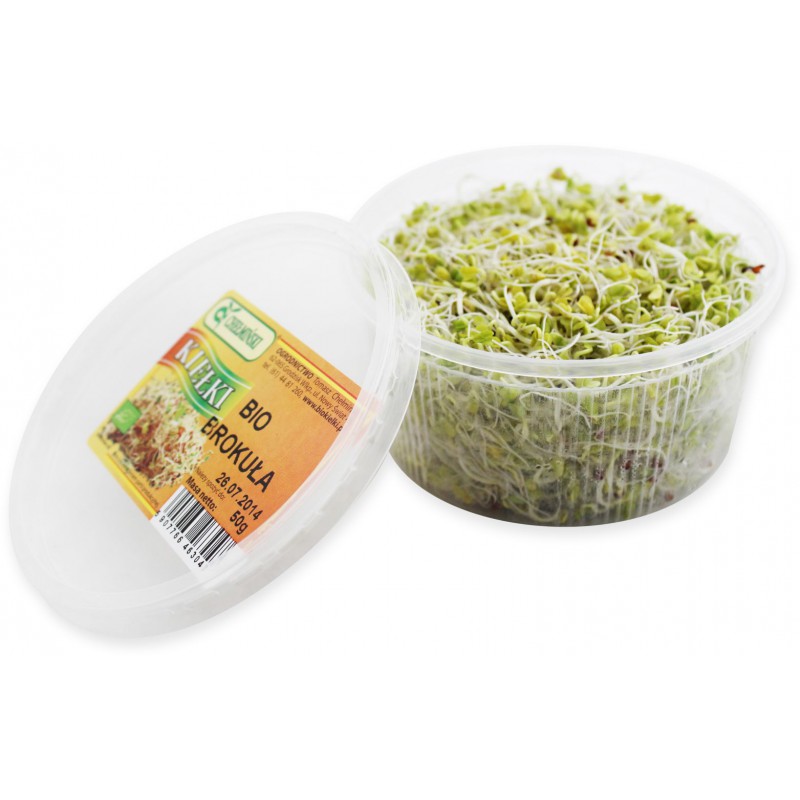 KIEŁKI BROKUŁA ŚWIEŻE BIO (około 50 g)